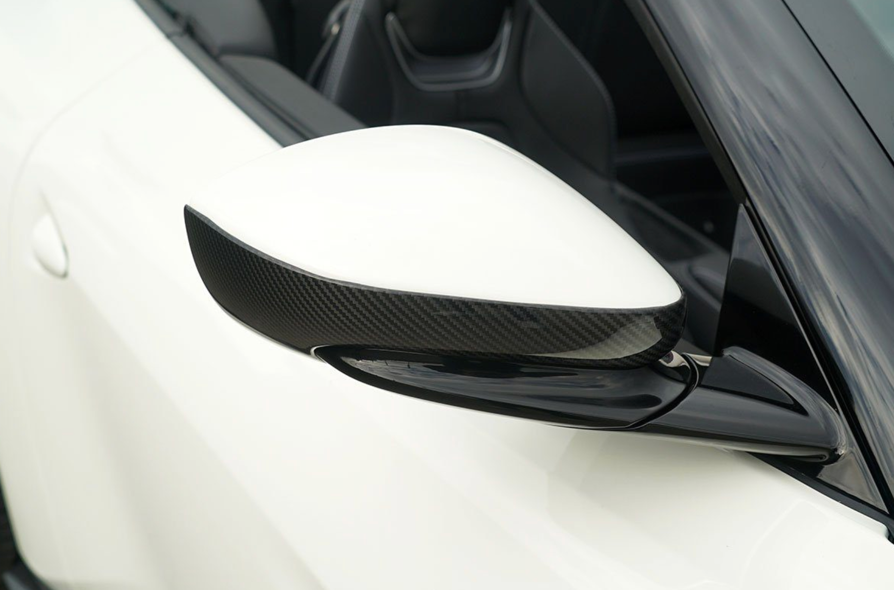 NOVITEC Carbon Fiber Mirror Covers for Ferrari Portofino