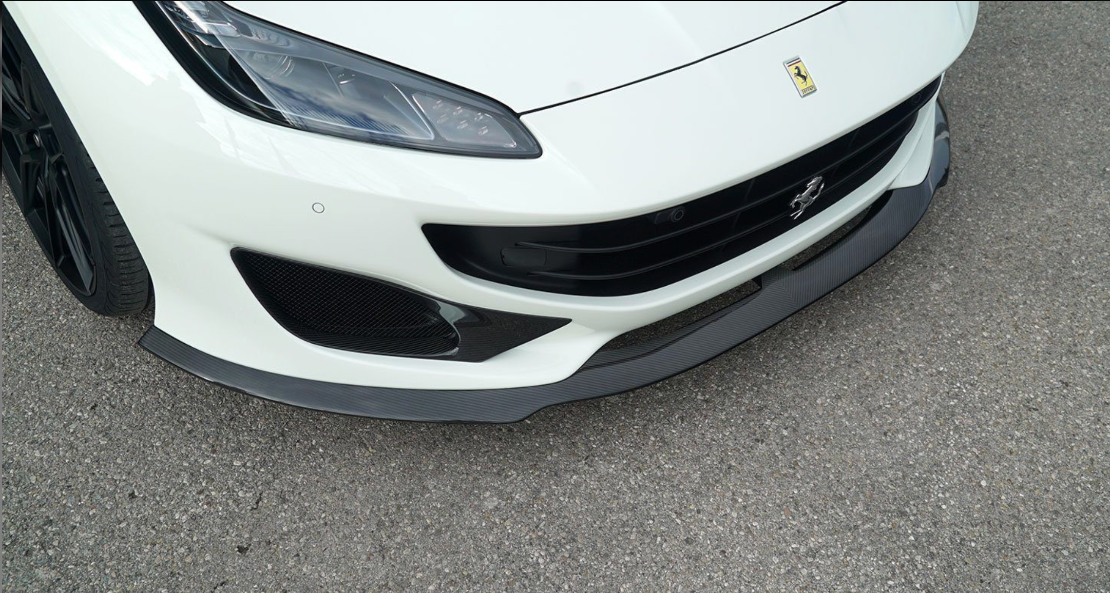 NOVITEC Carbon Fiber Front Lip for Ferrari Portofino