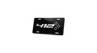 412 Aluminum License Plate - 412 Motorsport