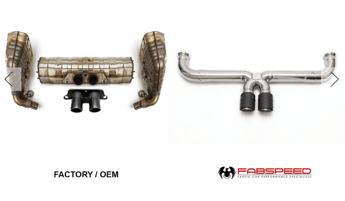 Fabspeed Catback Competition X - pipe for Porsche 991 GT3RS - 412 Motorsport