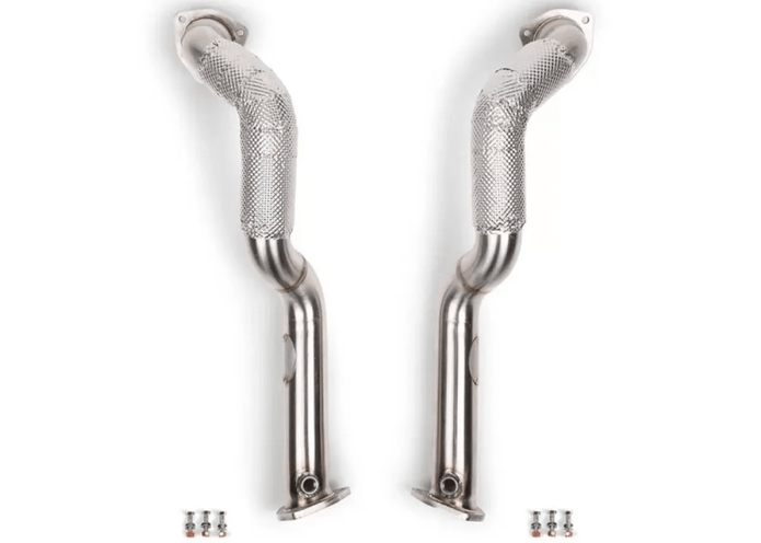 Fabspeed Over Axle Link Pipes NON - RESONATED for Porsche 718 GT4RS/Spyder RS - 412 Motorsport