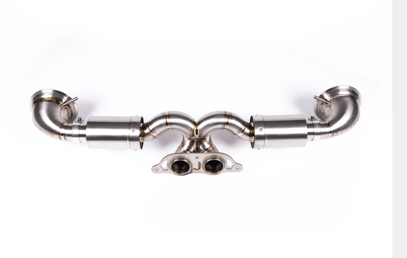JCR Porsche 992 GT3/RS/ Touring/ ST Titanium Race Pipe (silenced) - 412 Motorsport