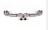JCR Porsche 992 GT3/RS/ Touring/ ST Titanium Race Pipe (silenced) - 412 Motorsport