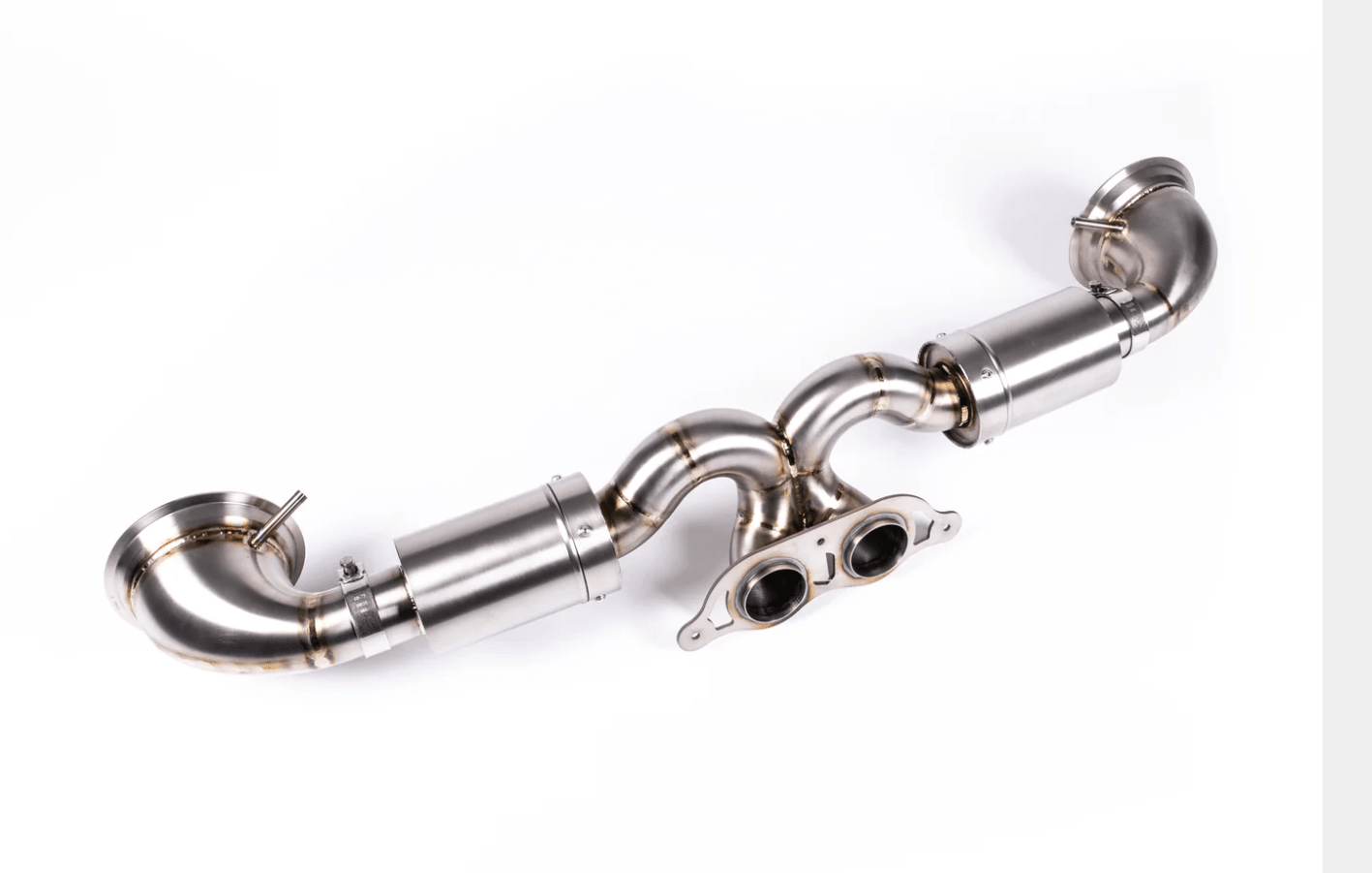 JCR Porsche 992 GT3/RS/ Touring/ ST Titanium Race Pipe (silenced) - 412 Motorsport