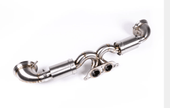 JCR Porsche 992 GT3/RS/ Touring/ ST Titanium Race Pipe (silenced) - 412 Motorsport