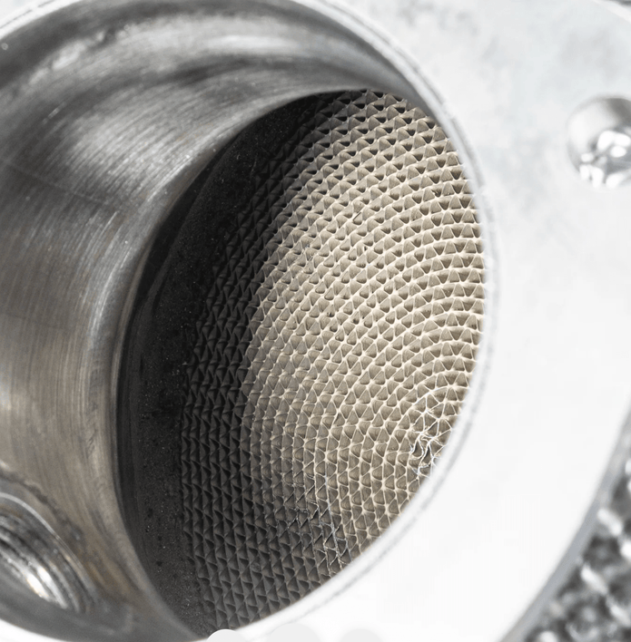 JCR Titanium Link Pipes (RACE CATS) for 718 GT4RS / Spyder RS - 412 Motorsport