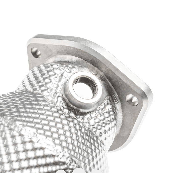 JCR Titanium Link Pipes (RACE CATS) for 718 GT4RS / Spyder RS - 412 Motorsport