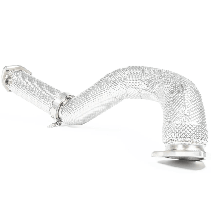 JCR Titanium Non - Silenced Link Pipes for 982 Porsche 718 Cayman GT4 RS / Spyder RS - 412 Motorsport