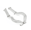 JCR Titanium Non - Silenced Link Pipes for 982 Porsche 718 Cayman GT4 RS / Spyder RS - 412 Motorsport