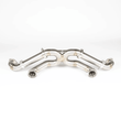 JCR Titanium Race Pipe (Non - Silenced) for Porsche 718 Cayman GT4 RS / Porsche 718 Spyder RS - 412 Motorsport