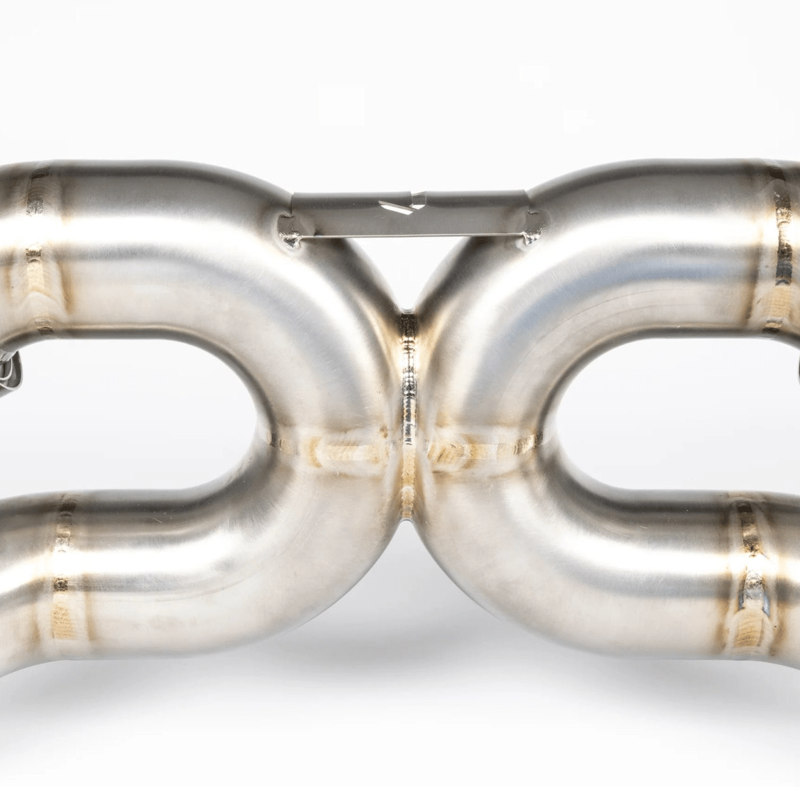 JCR Titanium Race Pipe (Non - Silenced) for Porsche 718 Cayman GT4 RS / Porsche 718 Spyder RS - 412 Motorsport