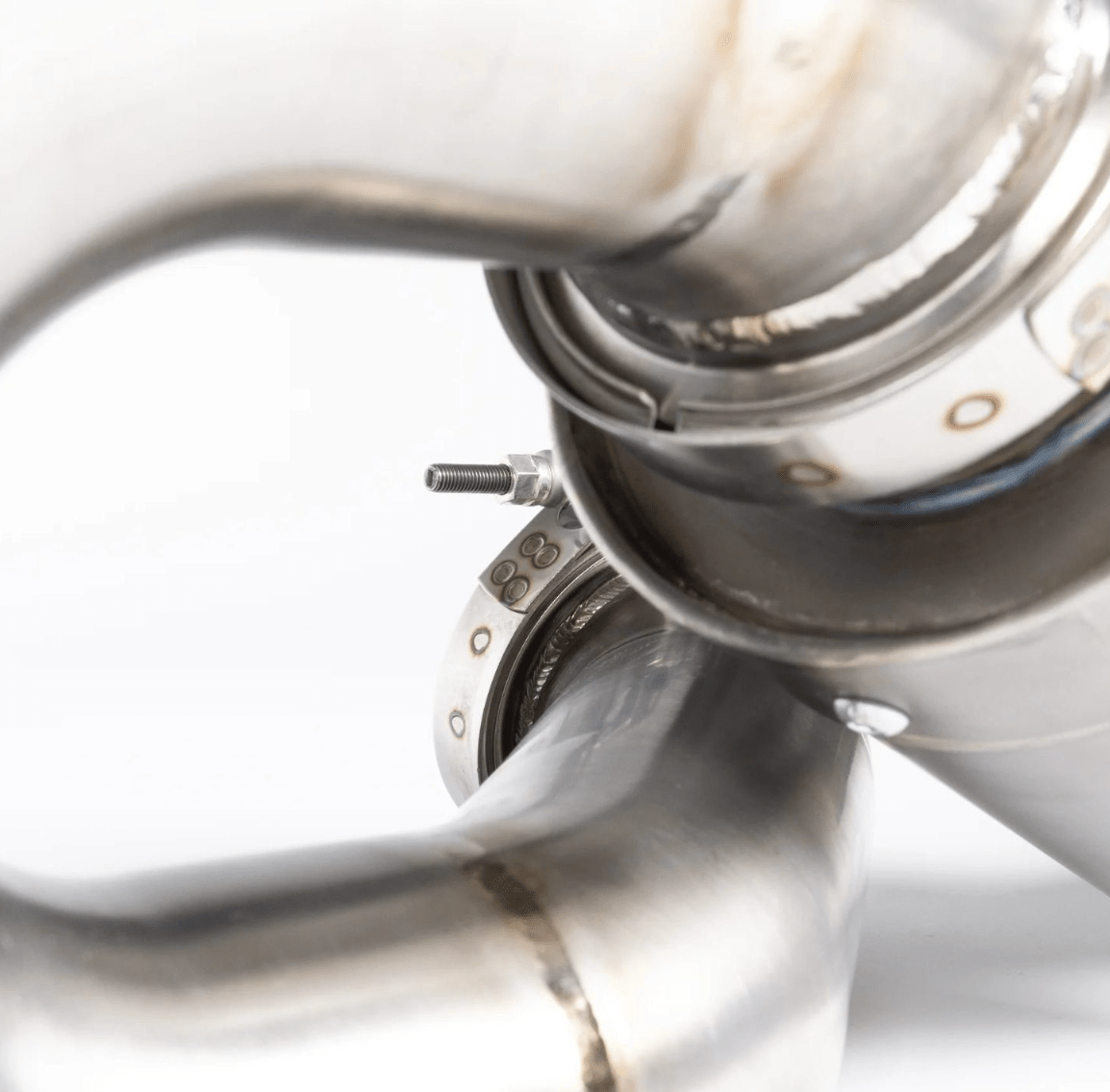 JCR Titanium Race Pipe (Non - Silenced) for Porsche 718 Cayman GT4 RS / Porsche 718 Spyder RS - 412 Motorsport