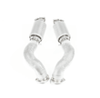 JCR Titanium Silenced Link Pipes for 982 Porsche 718 Cayman GT4 RS / Spyder RS - 412 Motorsport