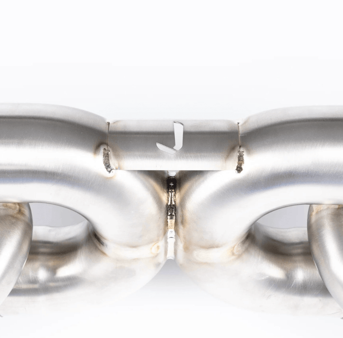 JCR Titanium Valved Race Pipe System for 982 Porsche 718 Cayman GT4 RS / Spyder RS - 412 Motorsport