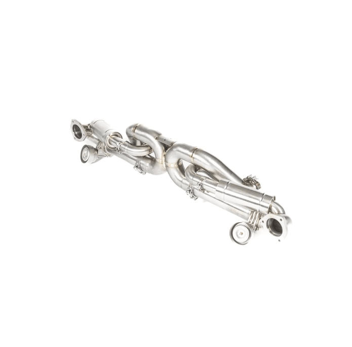 JCR Titanium Valved Race Pipe System for 982 Porsche 718 Cayman GT4 RS / Spyder RS - 412 Motorsport