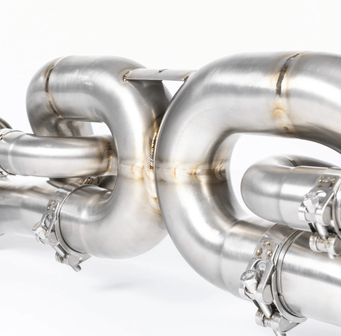 JCR Titanium Valved Race Pipe System for 982 Porsche 718 Cayman GT4 RS / Spyder RS - 412 Motorsport