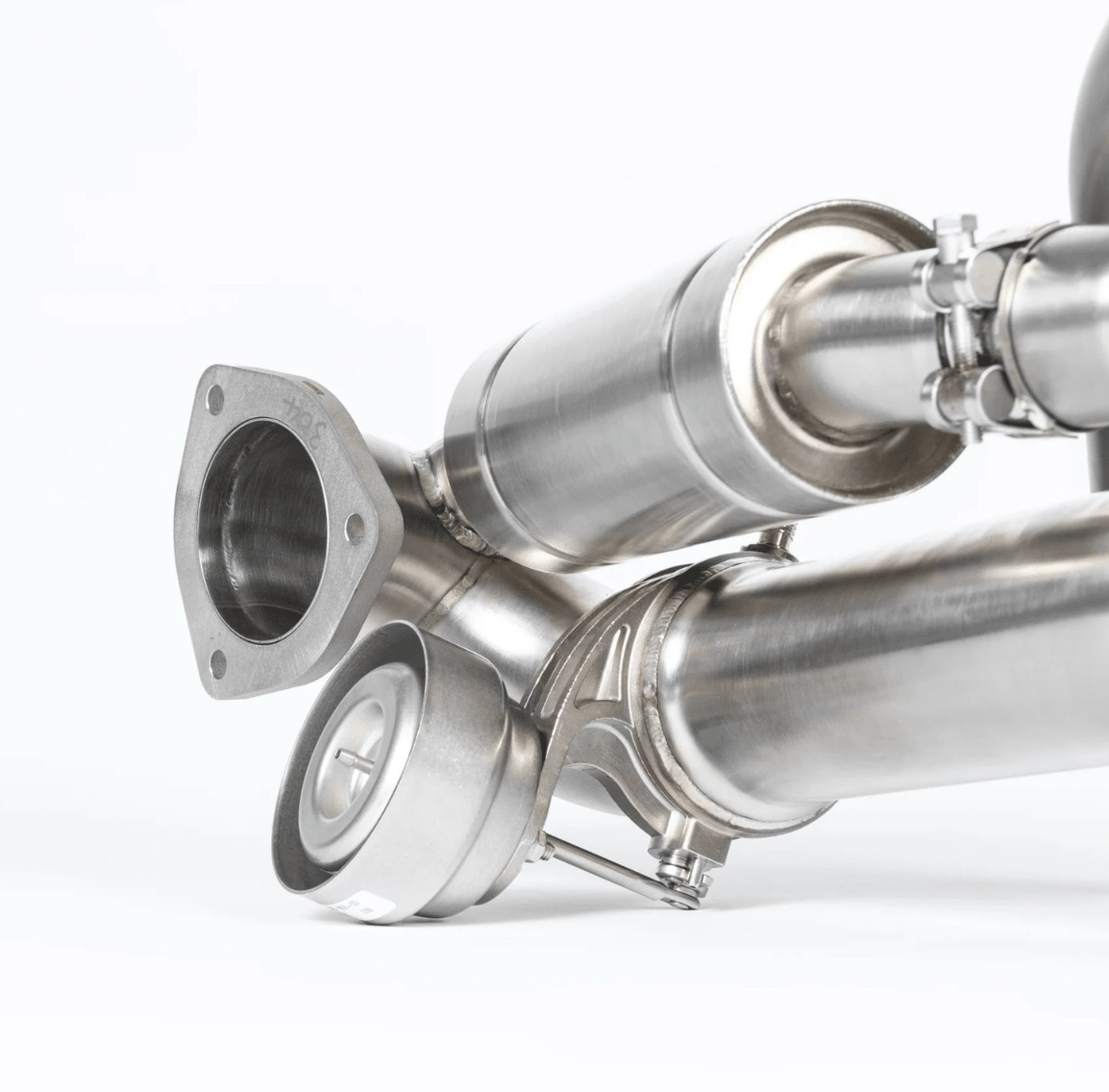 JCR Titanium Valved Race Pipe System for 982 Porsche 718 Cayman GT4 RS / Spyder RS - 412 Motorsport
