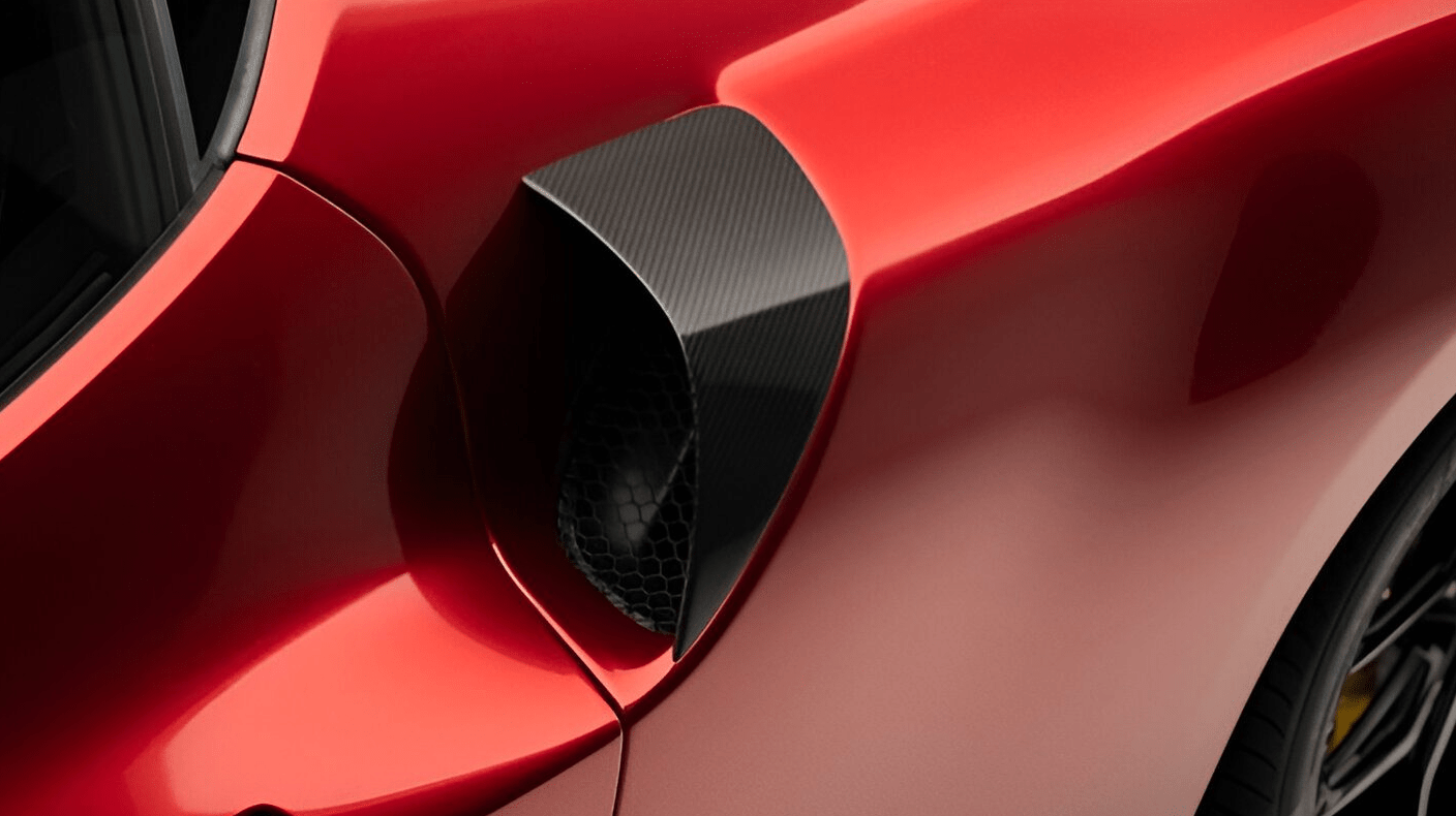 NOVITEC Air - intake Carbon Side Ducts for Ferrari 296 - 412 Motorsport