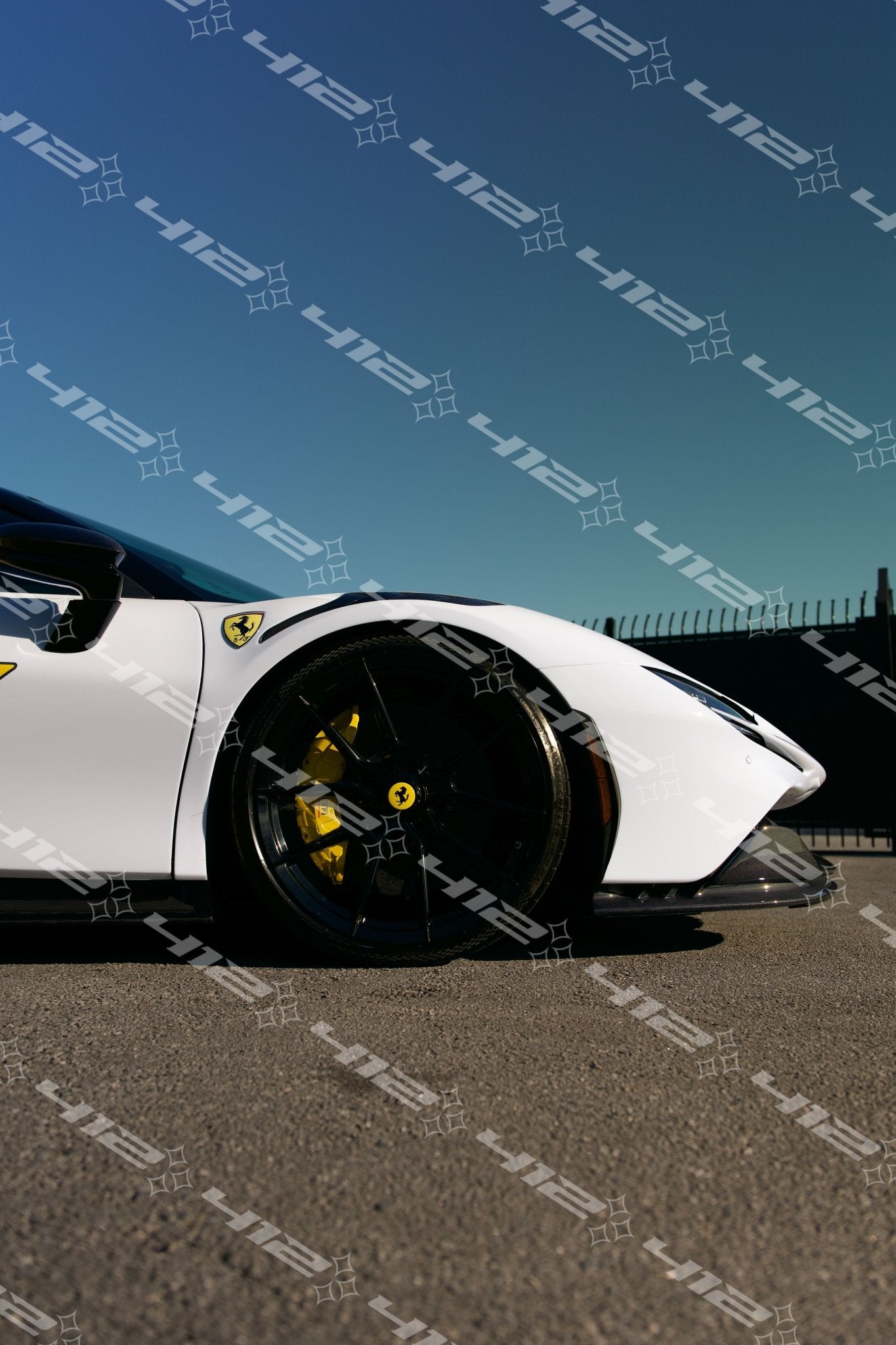 Novitec Carbon Fiber Front Lip Attachment (Front Diffuser) for Ferrari SF90/SF90 XX - 412 Motorsport