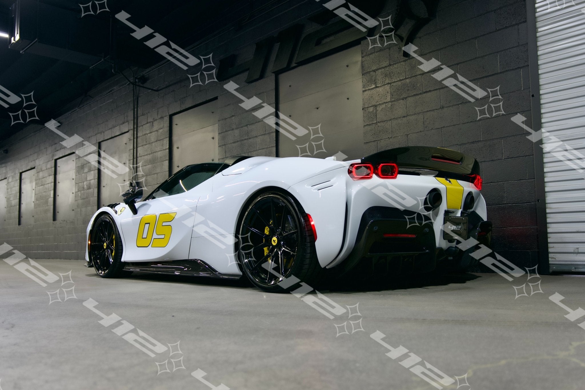 Novitec Carbon Fiber Side Panels (Side Skirt) for Ferrari SF90/SF90 XX - 412 Motorsport