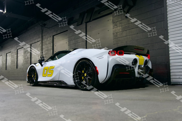 Novitec Carbon Fiber Side Panels (Side Skirt) for Ferrari SF90/SF90 XX - 412 Motorsport