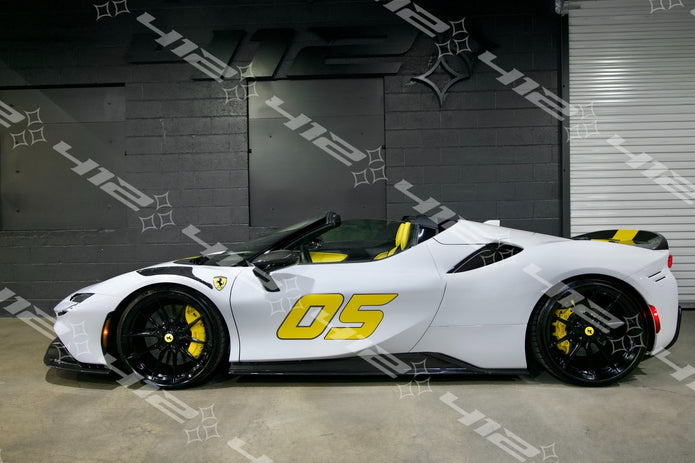 Novitec Carbon Fiber Side Panels (Side Skirt) for Ferrari SF90/SF90 XX - 412 Motorsport