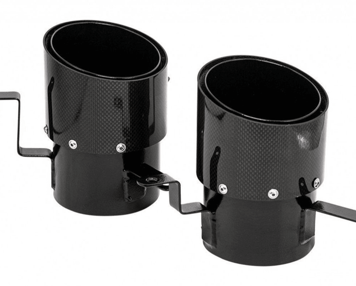 NOVITEC Carbon Fiber/Stainless Steel Tailpipes for Ferrari SF90/ SF90XX - 412 Motorsport