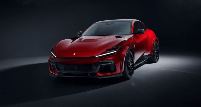 NOVITEC Carbon Front Lip Center Piece for Ferrari Purosangue - 412 Motorsport