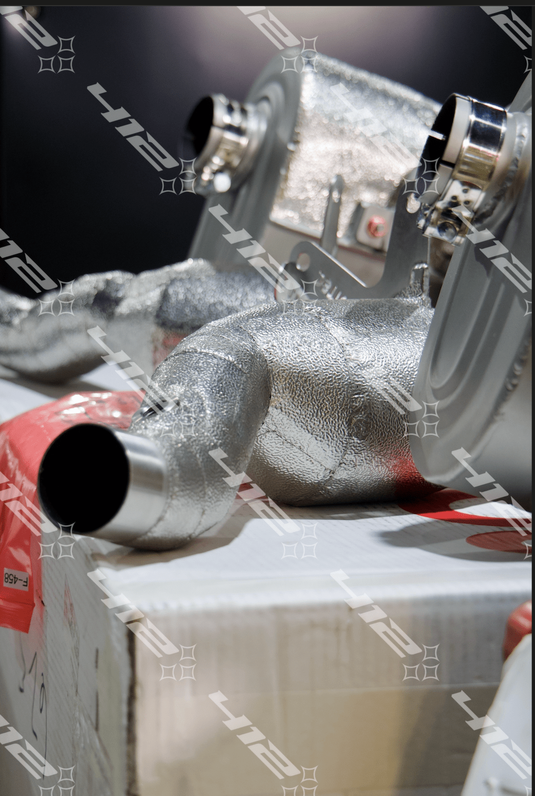 NOVITEC Ferrari F8 Sport Metal Catalysts Heat - Protected (2) - 412 Motorsport