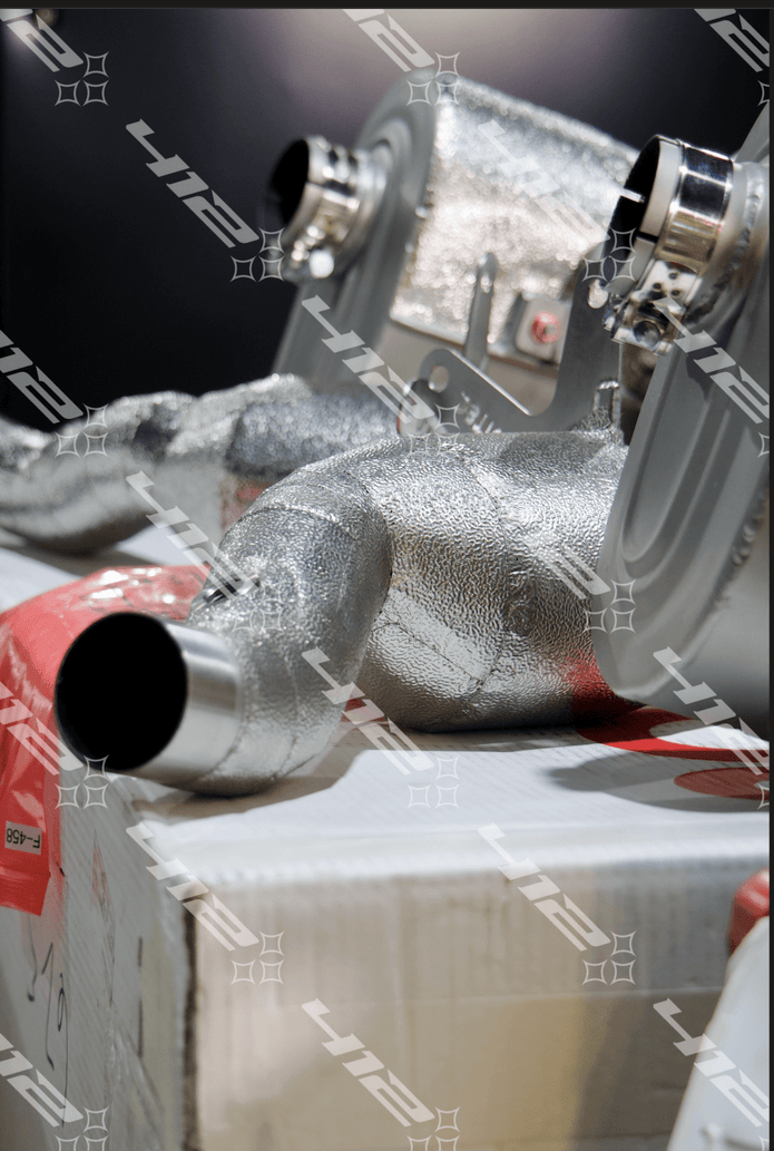 NOVITEC Ferrari F8 Sport Metal Catalysts Heat - Protected (2) - 412 Motorsport