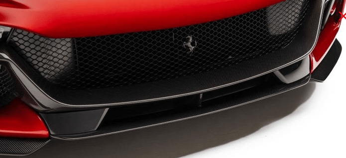 NOVITEC Front Lip Center Position Visible Carbon for Ferrari Purosangue - 412 Motorsport