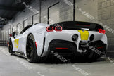 Novitec Rear Carbon Fiber Diffuser Replacement for Ferrari SF90/SF90 XX - 412 Motorsport