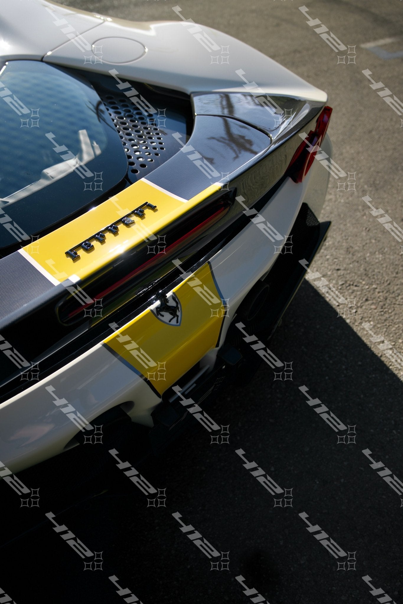 Novitec Rear Spoiler Carbon Fiber for Ferrari SF90/SF90 XX - 412 Motorsport