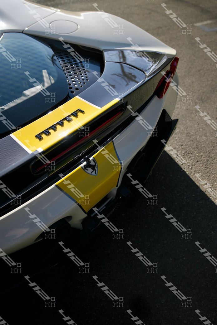 Novitec Rear Spoiler Carbon Fiber for Ferrari SF90/SF90 XX - 412 Motorsport