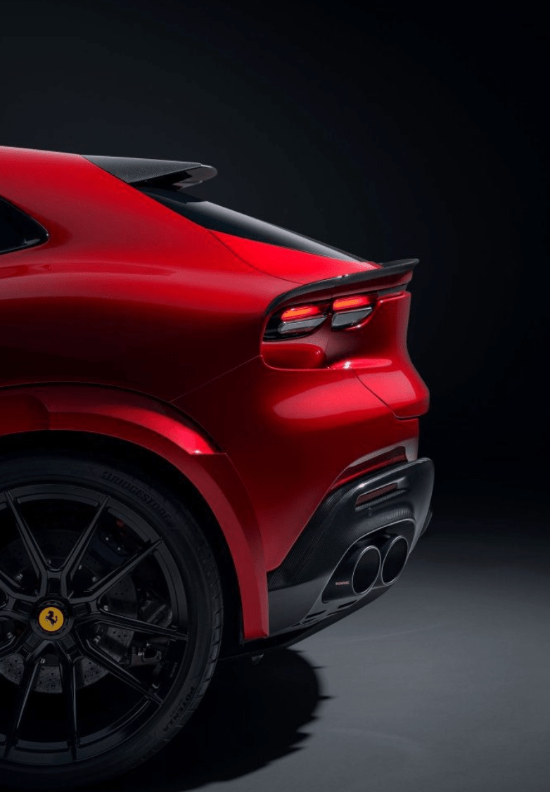 NOVITEC Rear Spoiler Visible Carbon for Ferrari Purosangue - 412 Motorsport