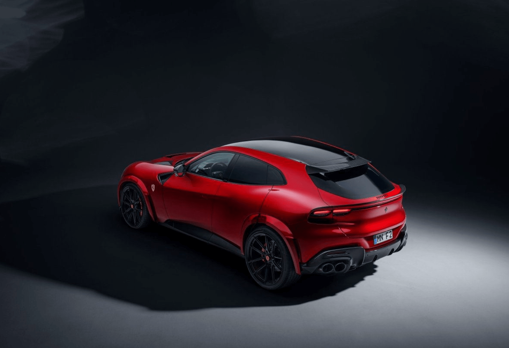 NOVITEC Rear Spoiler Visible Carbon for Ferrari Purosangue - 412 Motorsport