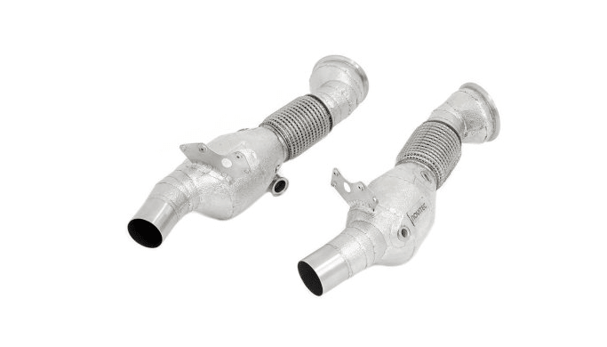 NOVITEC Sport Metal Catalysts (heat - protected) for Ferrari 296 - 412 Motorsport