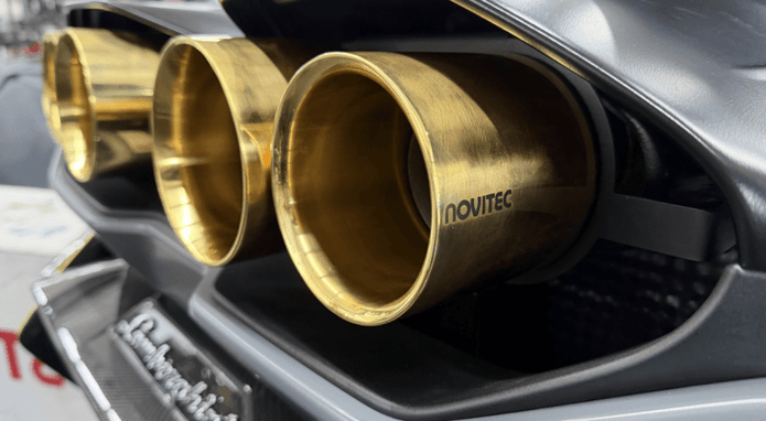 NOVITEC Tailpipes for Lamborghini Revuelto - 412 Motorsport