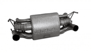 Power Optimized Exhaust System with Flap - Regulation, Complete Heat - Protection - 412 Motorsport
