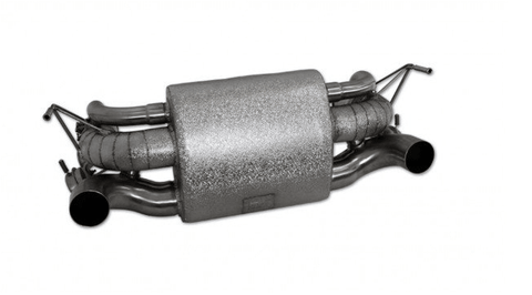 Power Optimized Exhaust System with Flap - Regulation, Complete Heat - Protection - 412 Motorsport