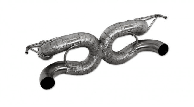 Power Optimized Exhaust System without Flap - Regulation, Complete Heat - Protection - 412 Motorsport