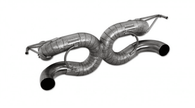 Power Optimized Exhaust System without Flap - Regulation, Complete Heat - Protection - 412 Motorsport