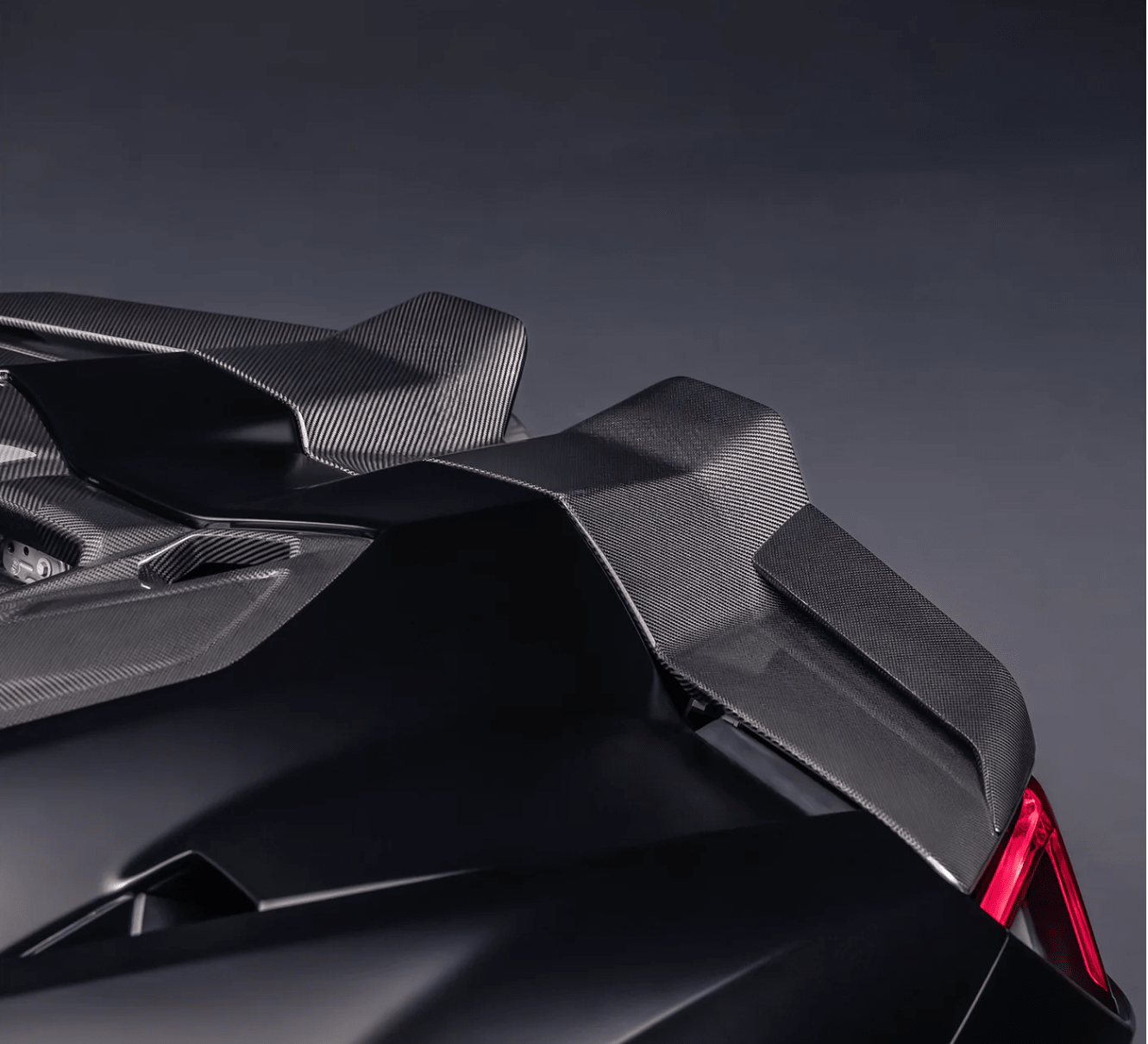 RYFT Carbon Fiber Active Rear Spoiler for Lamborghini Revuelto - 412 Motorsport