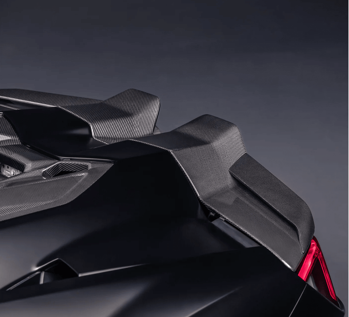 RYFT Carbon Fiber Active Rear Spoiler for Lamborghini Revuelto - 412 Motorsport