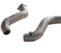 RYFT Race Downpipes w/ Kevlar heat shield for McLaren 750s spider/couple - 412 Motorsport