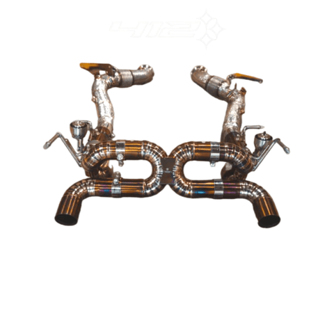 Ryft Race pipes w/ Kevlar Heat Shield - 412 Motorsport