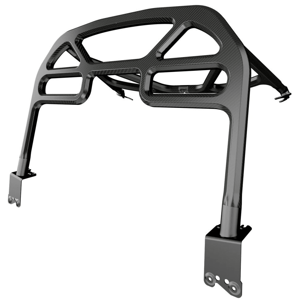 SilverRocket GT4 RS Dry Carbon Fiber Roll Cage & Harness Bar - 412 Motorsport