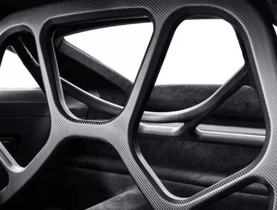 SilverRocket Seamless Dry Carbon Fiber Roll Cage for Porsche 992 GT3 - 412 Motorsport
